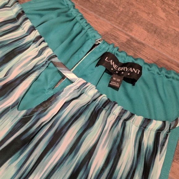 Lane Bryant turquoise dress - Picture 2 of 2